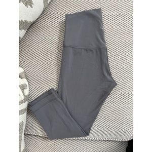Lululemon Align crop High Rise Pant 18” Light Gray